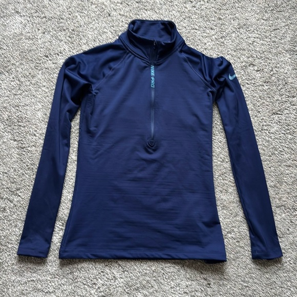 Nike Pro Women’s Hyperwarm LS Top - Picture 1 of 5